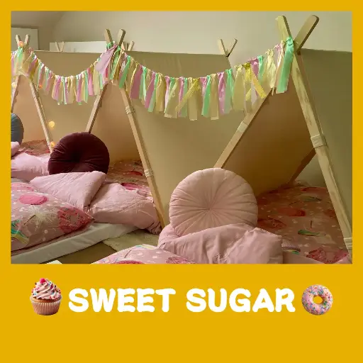 GLAMPING KIDS: 3 tipi's